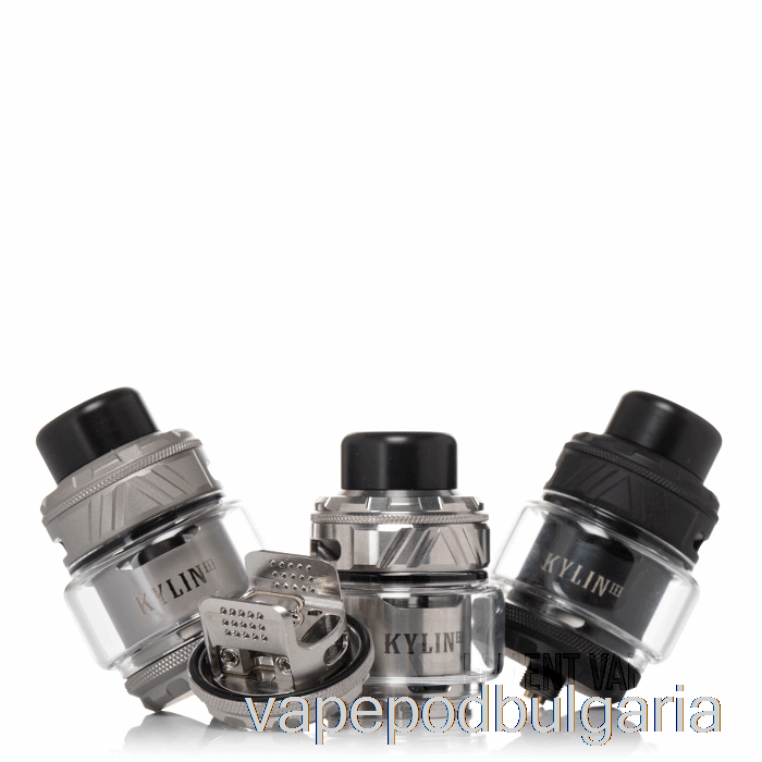 Vape 10000 Дръпки Vandy Vape Kylin V3 25mm Rta Frosted Grey